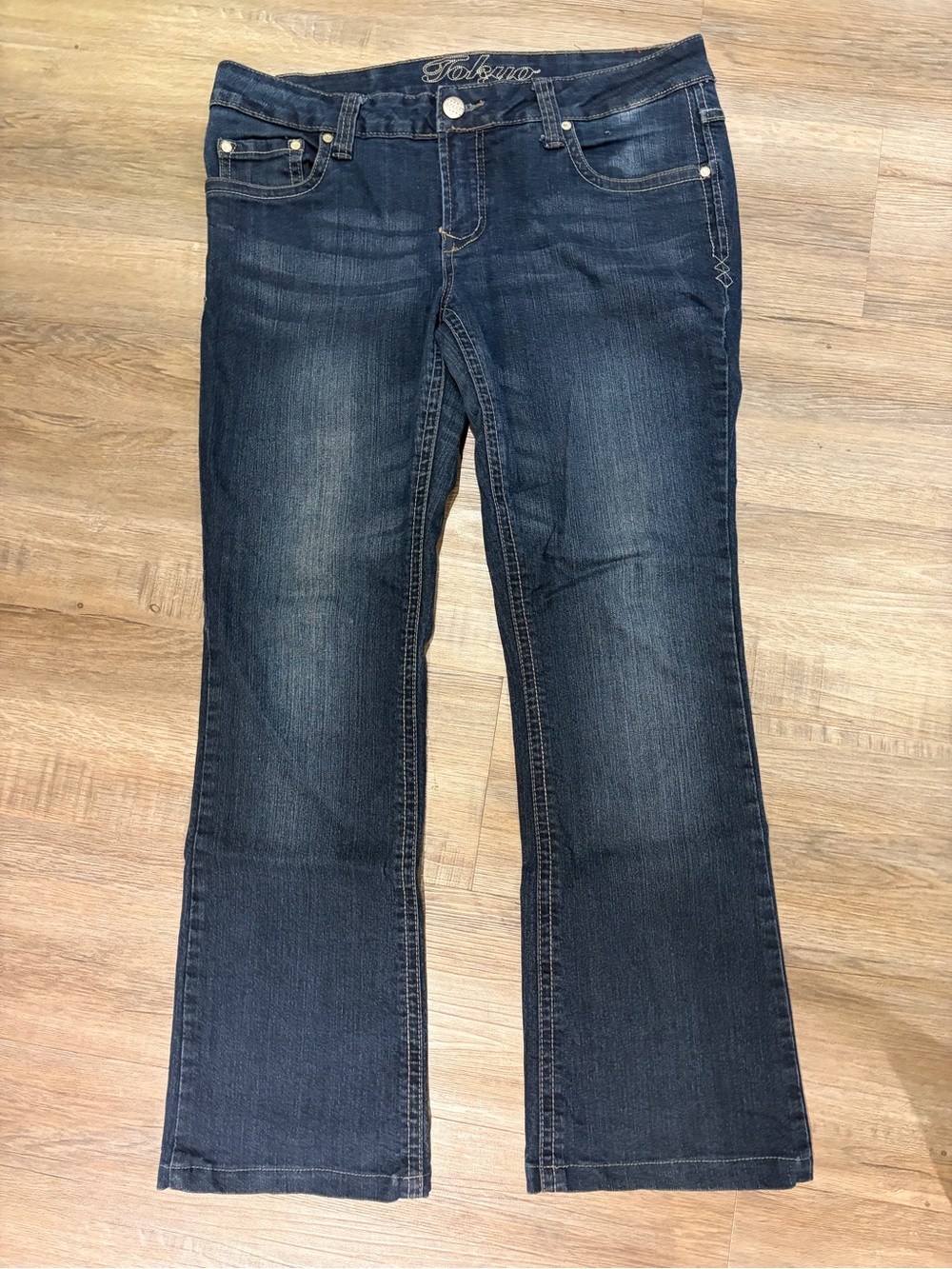 Women's Dark Blue Bootcut Jeans